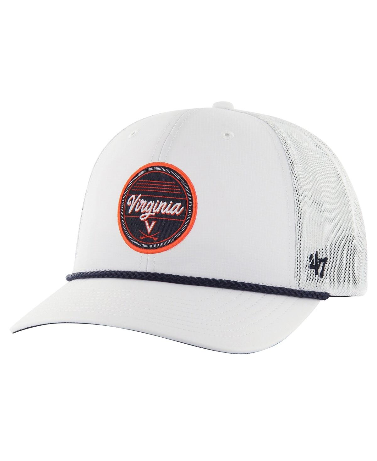 47 Brand Men's ' White Virginia Cavaliers Fairway Trucker Adjustable Hat