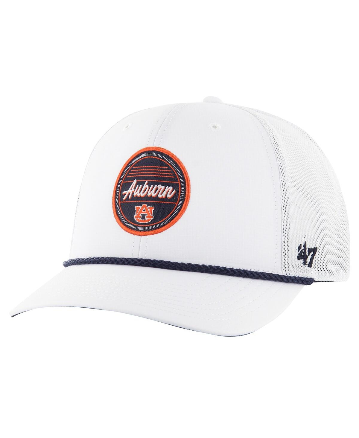 47 Brand Men's ' White Auburn Tigers Fairway Trucker Adjustable Hat