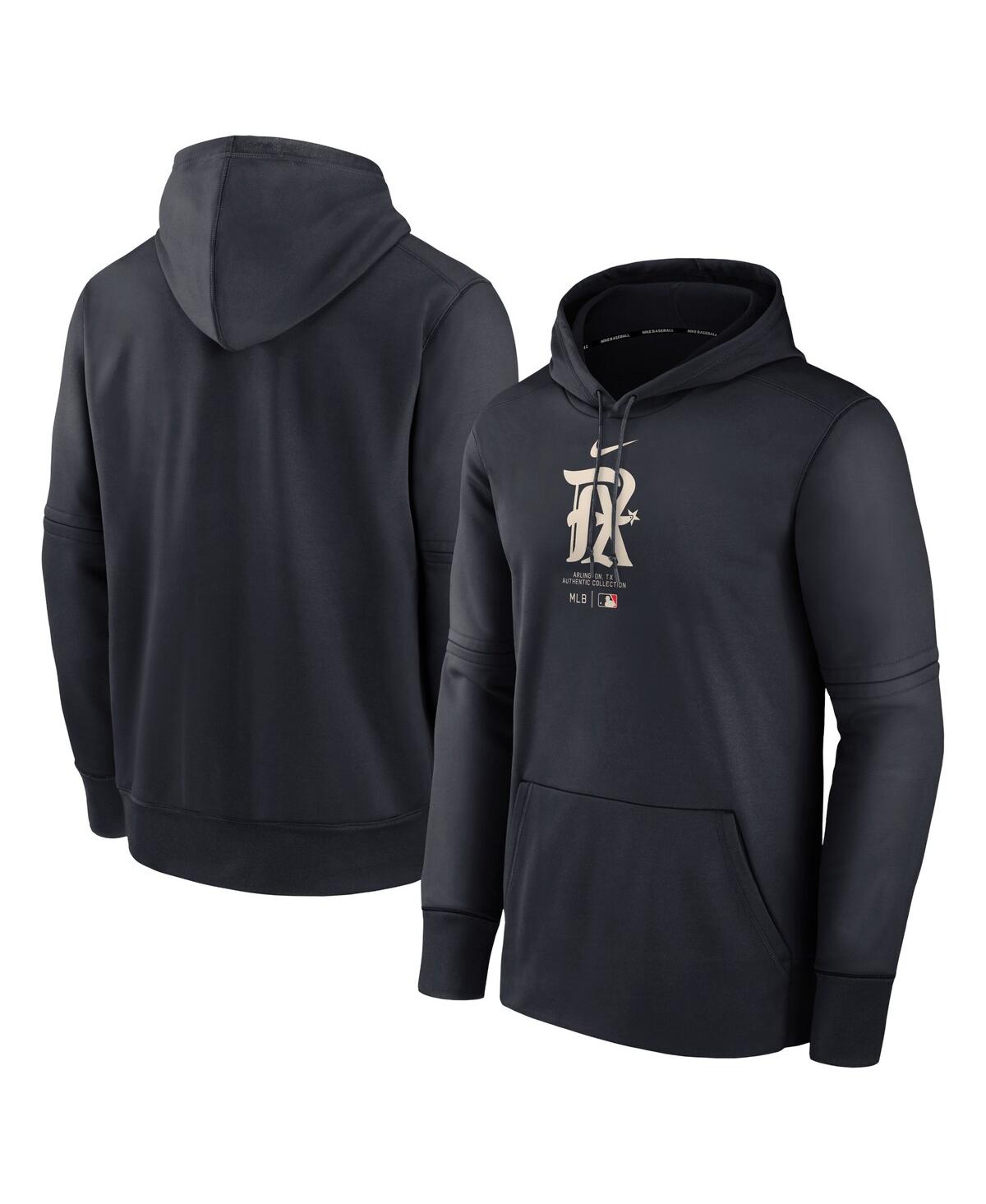 Nike Men's  Navy Texas Rangers City Connect Practice Performance Pullover Hoodie