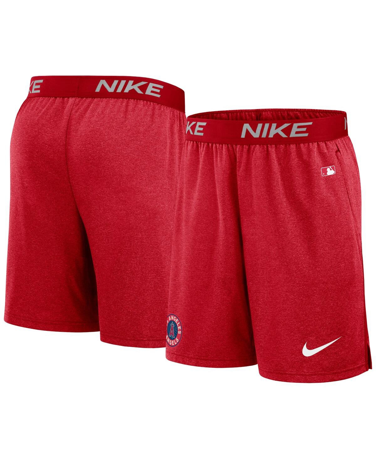 Nike Men's  Red Los Angeles Angels City Connect Performance Practice Shorts
