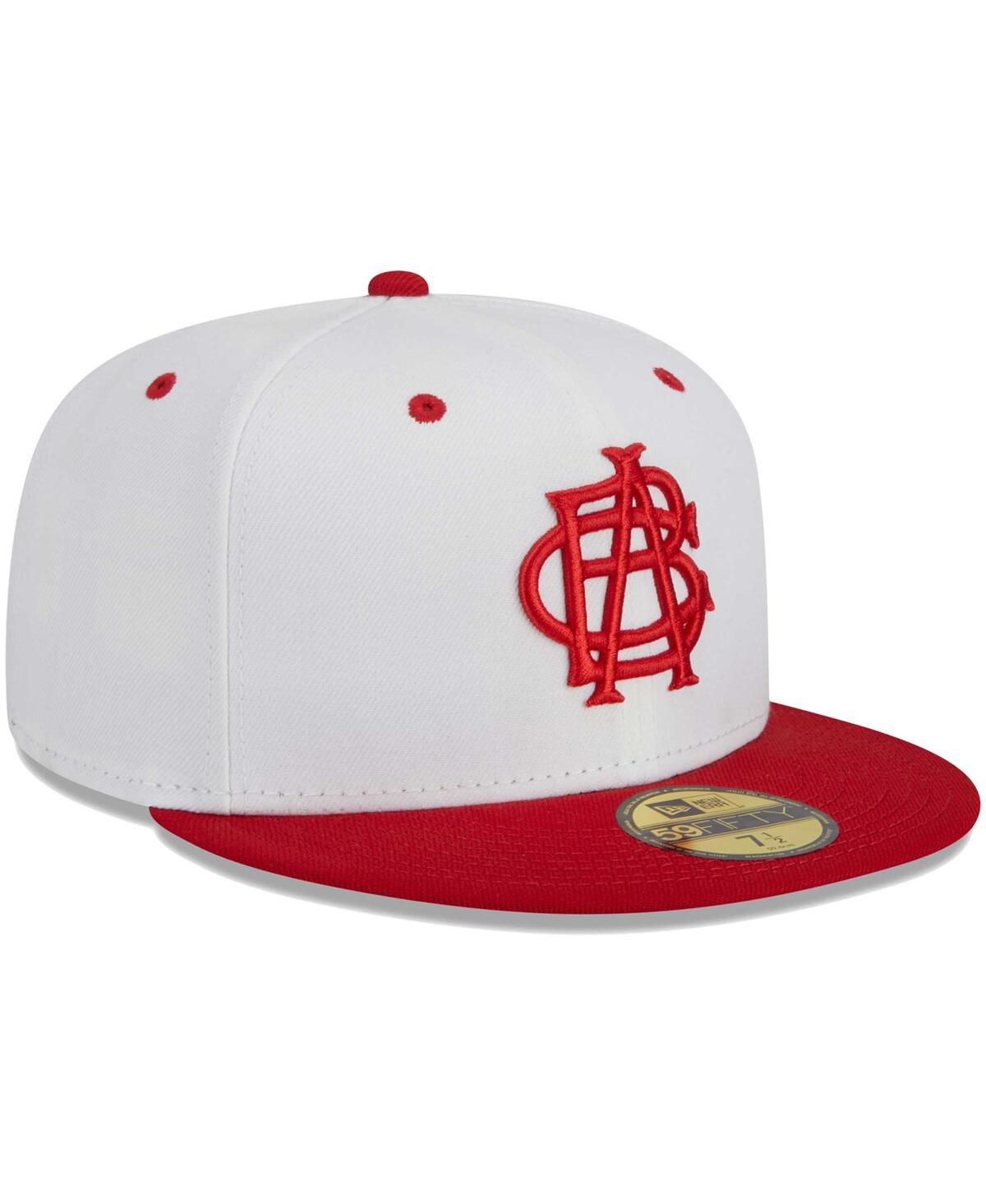 NEW ERA MEN'S NEW ERA WHITE INDIANAPOLIS INDIANS THEME NIGHTS ABCS 59FIFTY FITTED HAT 