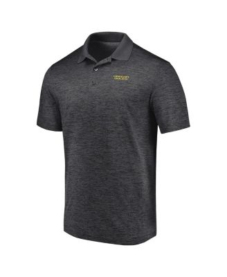 Men's Heather Charcoal Oregon Ducks Primary Logo Polo Shirt