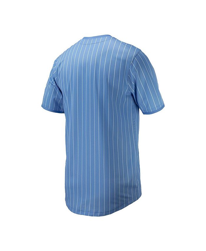 Nike Men's Carolina Blue North Carolina Tar Heels Pinstripe Replica