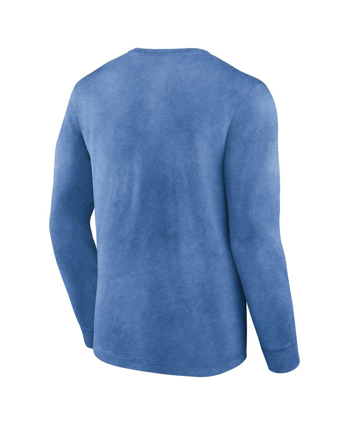 Men's FanaticsDistressed Los Angeles Dodgers Circus Catch Long Sleeve T-shirt - Royal