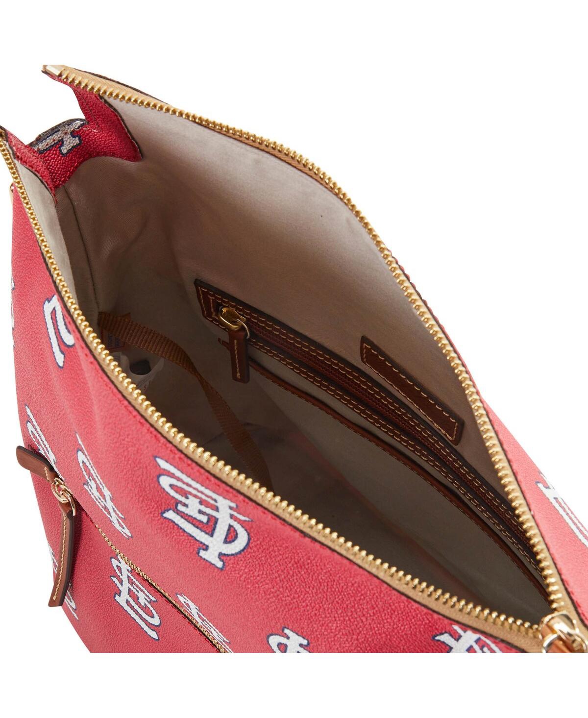 Shop Dooney & Bourke Women's  St. Louis Cardinals Sporty Monogram Large Purse In Red