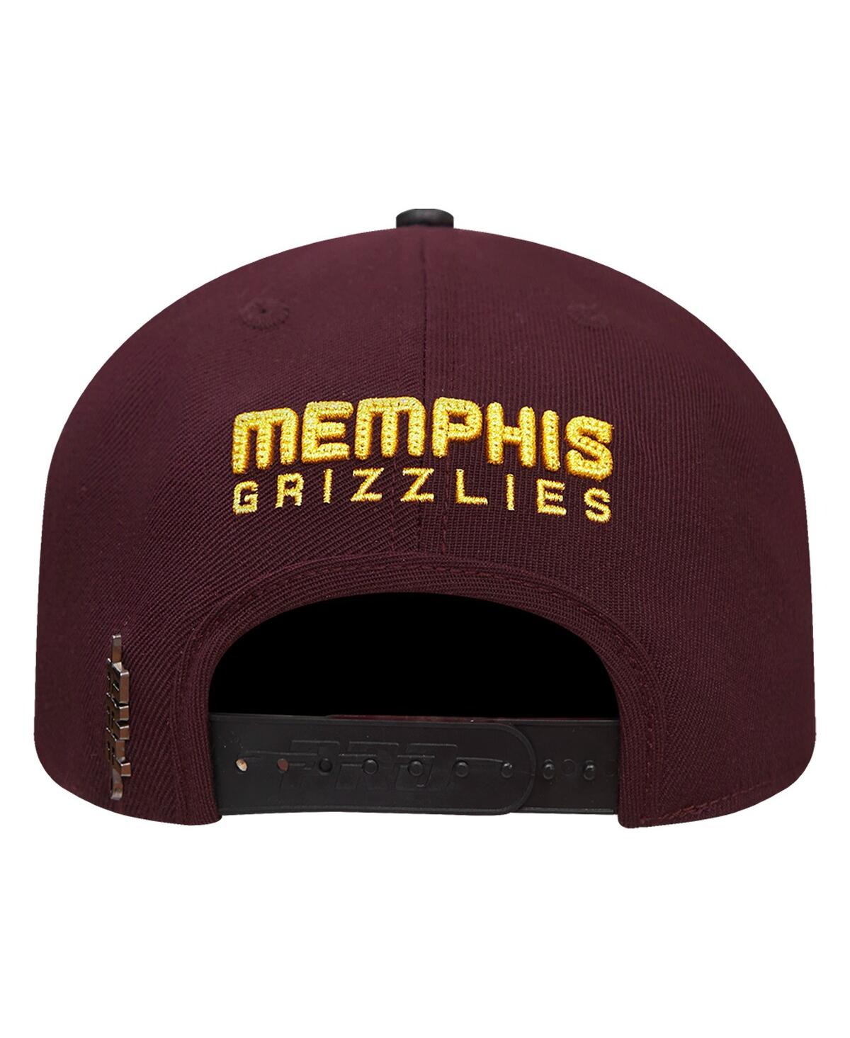 Men's Pro Standard Black Memphis Grizzlies Gold Rush 2-Tone Snapback Hat - Black