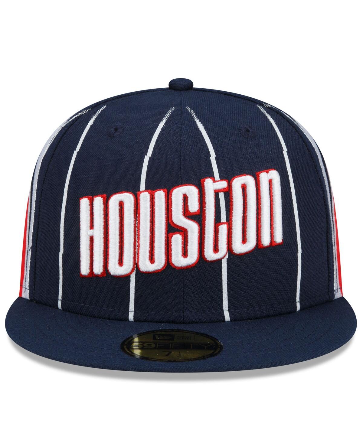 Men's New EraHouston Rockets 2021, 22 City Edition Official 59FIFTY Fitted Hat - Navy