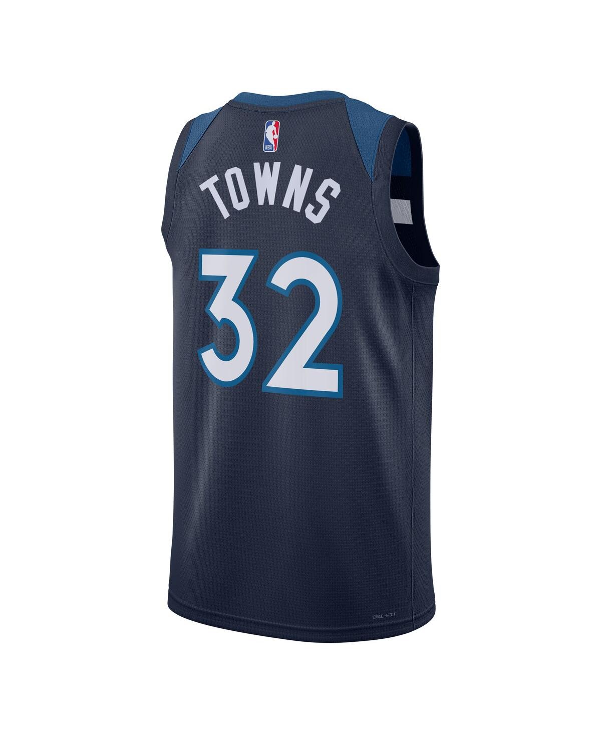 Men's and Women's Nike Karl-Anthony TownsMinnesota Timberwolves Swingman Jersey - Icon Edition - Navy