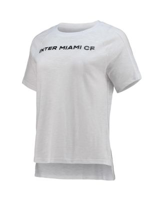 Women's White Distressed Inter Miami CF Resurgence T-shirt