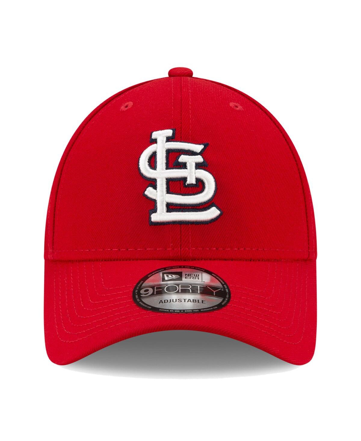 Shop New Era Men's  Red St. Louis Cardinals The League 9forty Adjustable Hat