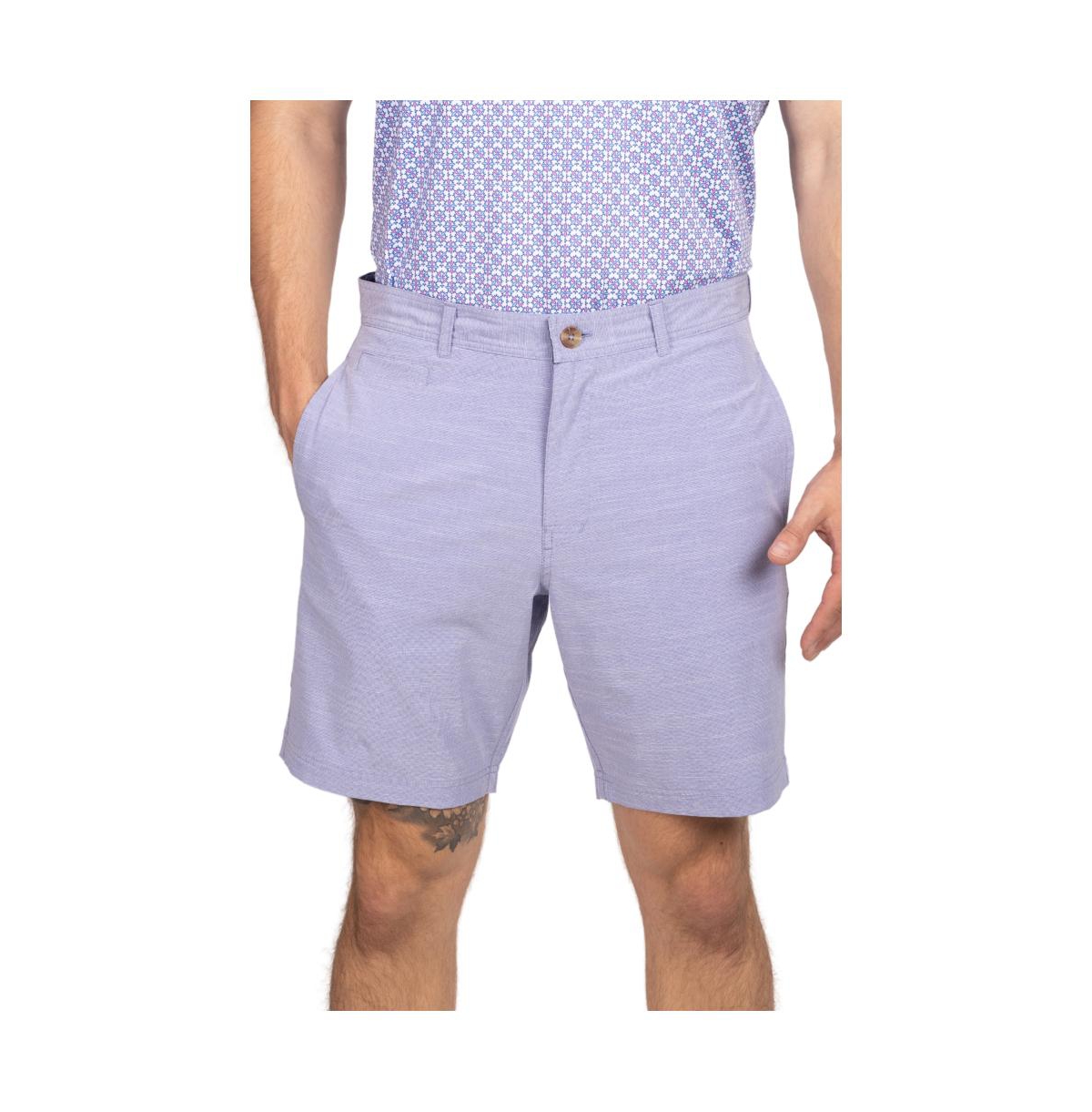 Men's Textured Performance Shorts - Peri blue
