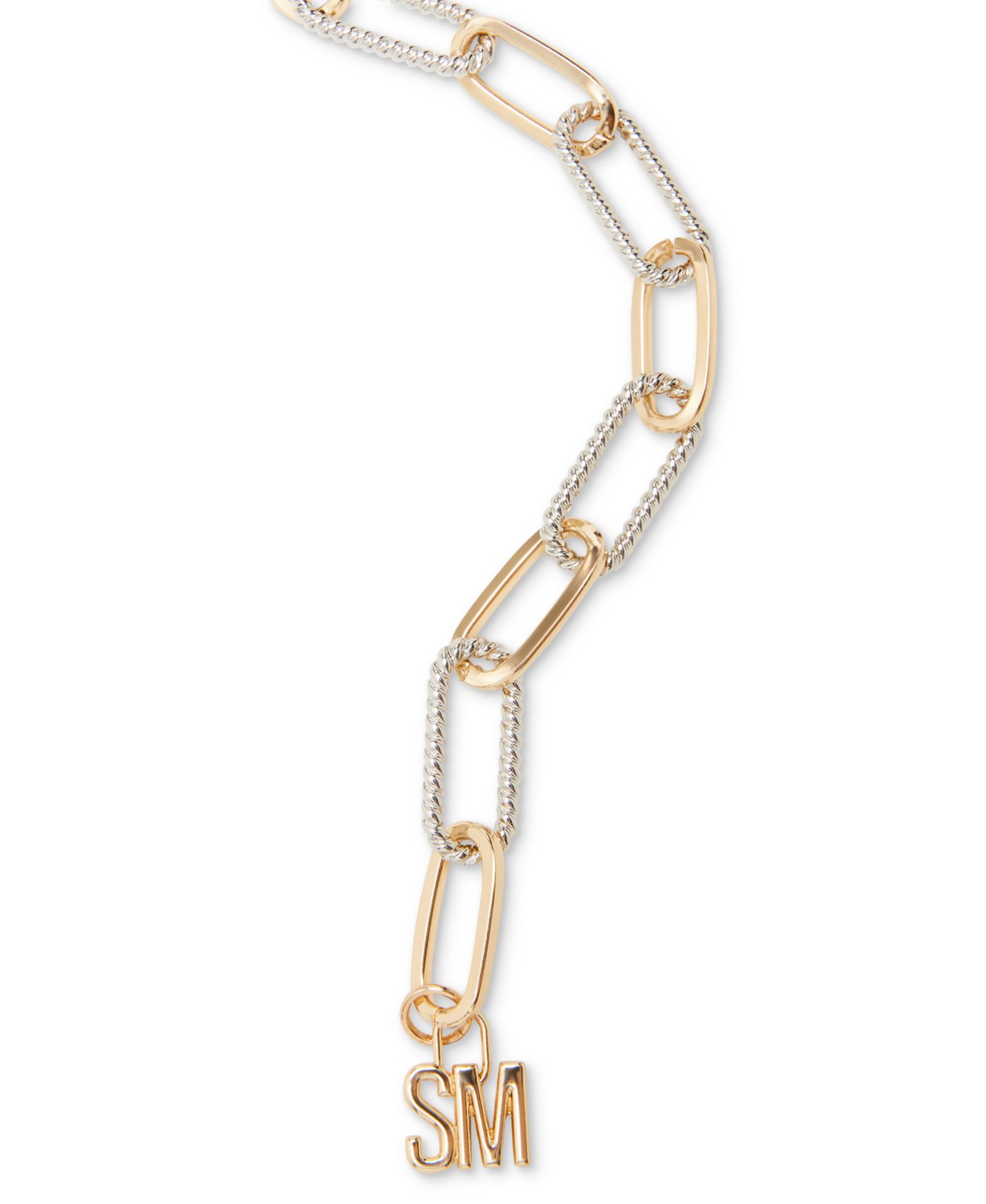 Women's Two-Tone Paperclip Chain Belt