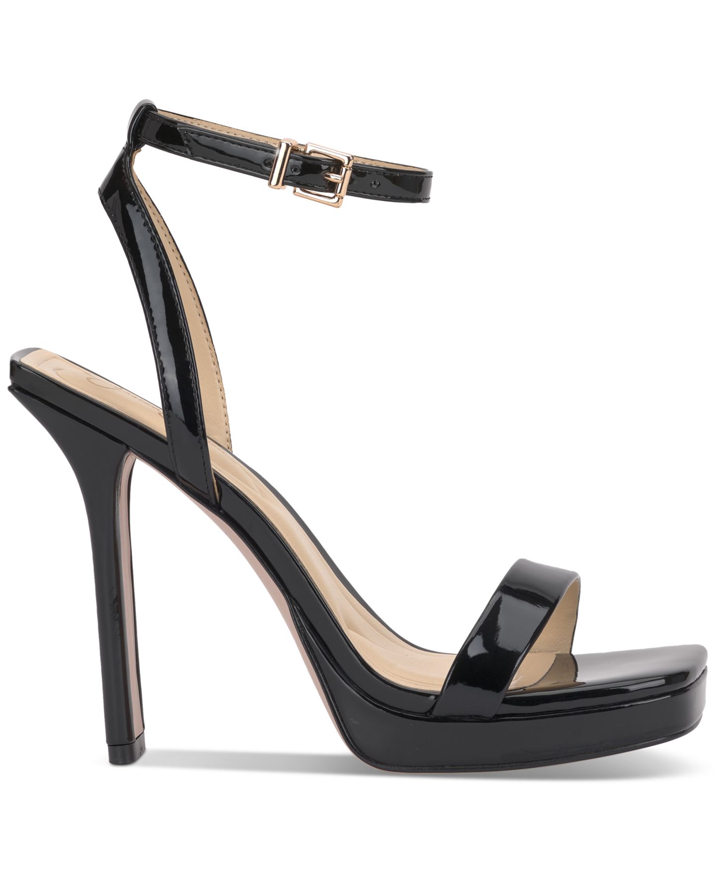 Женские сандалии Jessica Simpson Adonia Platform Dress Sandals, цвет: Чёрный лаковый — фото 2