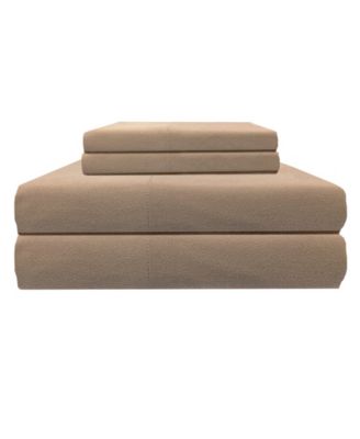 Micro Flannel Solid 4-pc Sheet Set, Full