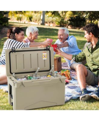 50 QT Rotomolded Cooler Portable Ice Chest Ice Retention for 5-7 Days