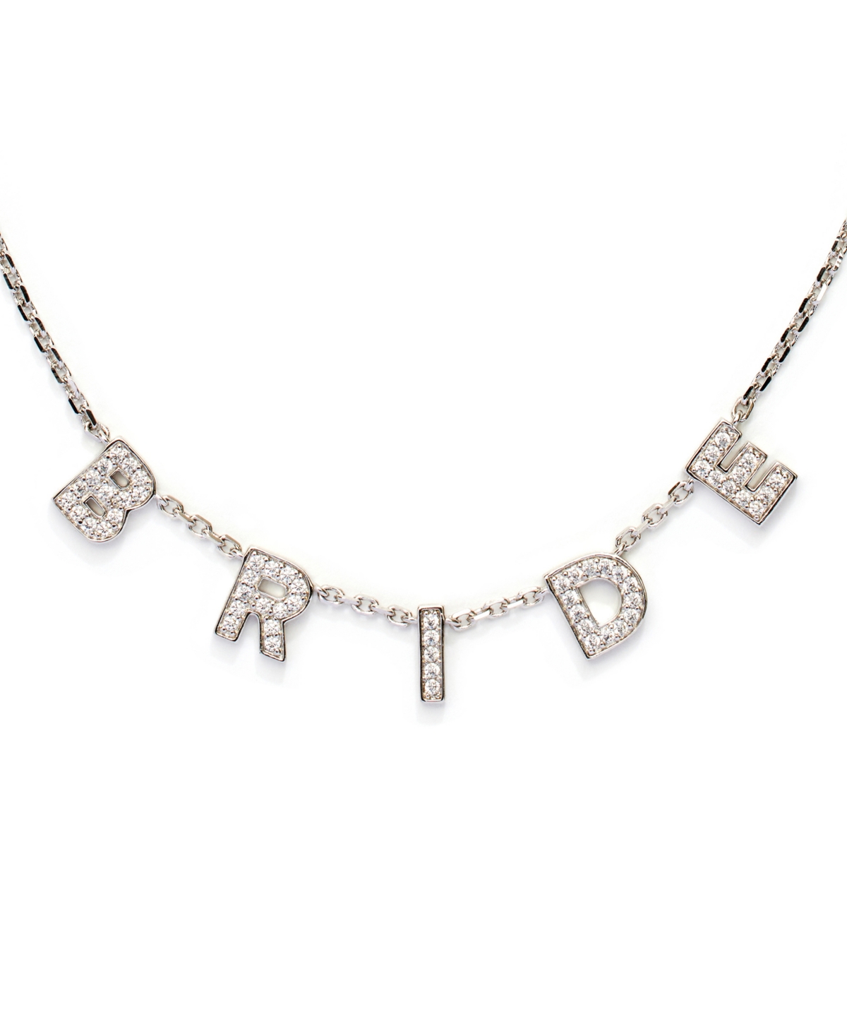 Shop Kleinfeld Faux Stone Pave Bride Bib Necklace In Crystal,rhodium