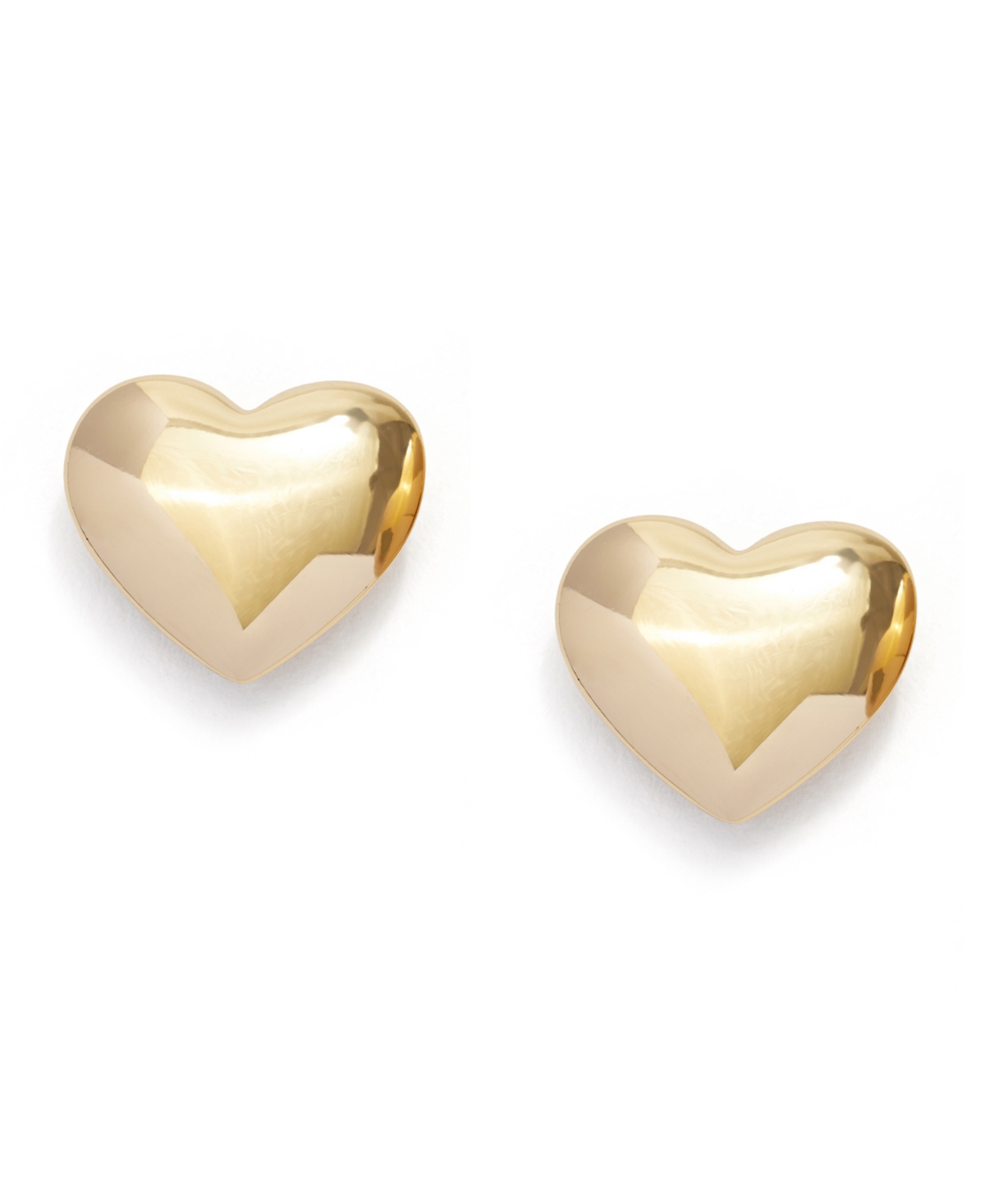 Kleinfeld Gold-tone Heart Stud Earrings