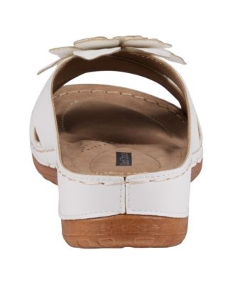 Women's Joy Flower Rosette Comfort Sandals