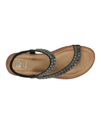 Women's Reille Jeweled Asymmetrical Flat Sandals