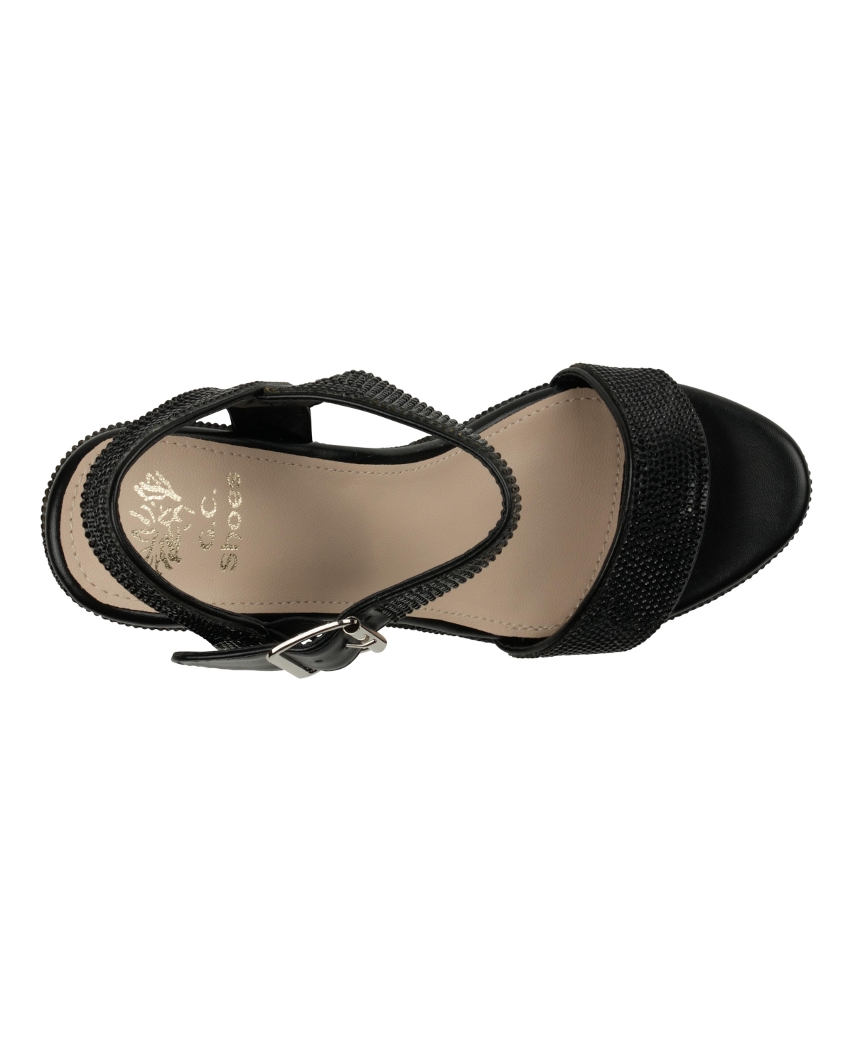 Gc Shoes Women's Betty Embellished Wedge Slingback Wedge Sandals