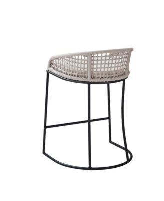 Hermosa 21.5" Wide Woven Counter Stool