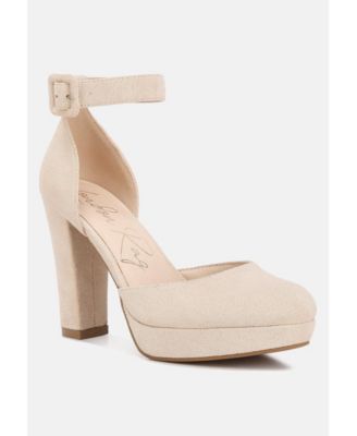 Womens Inigo Interchangeable Ankle Strap Platform Sandals