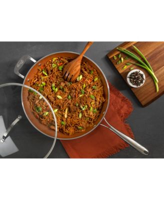 Hammered Copper 14-inch Ti-Cerama Nonstick Family Sized XL Frying Pan