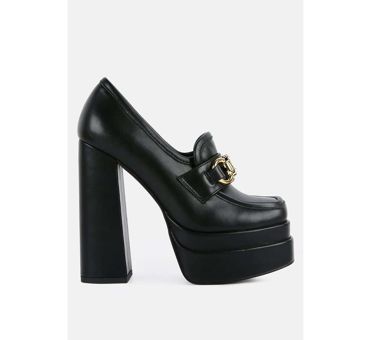 Bratz Horsebit Diamante Embellished Chunky Platform Loafers