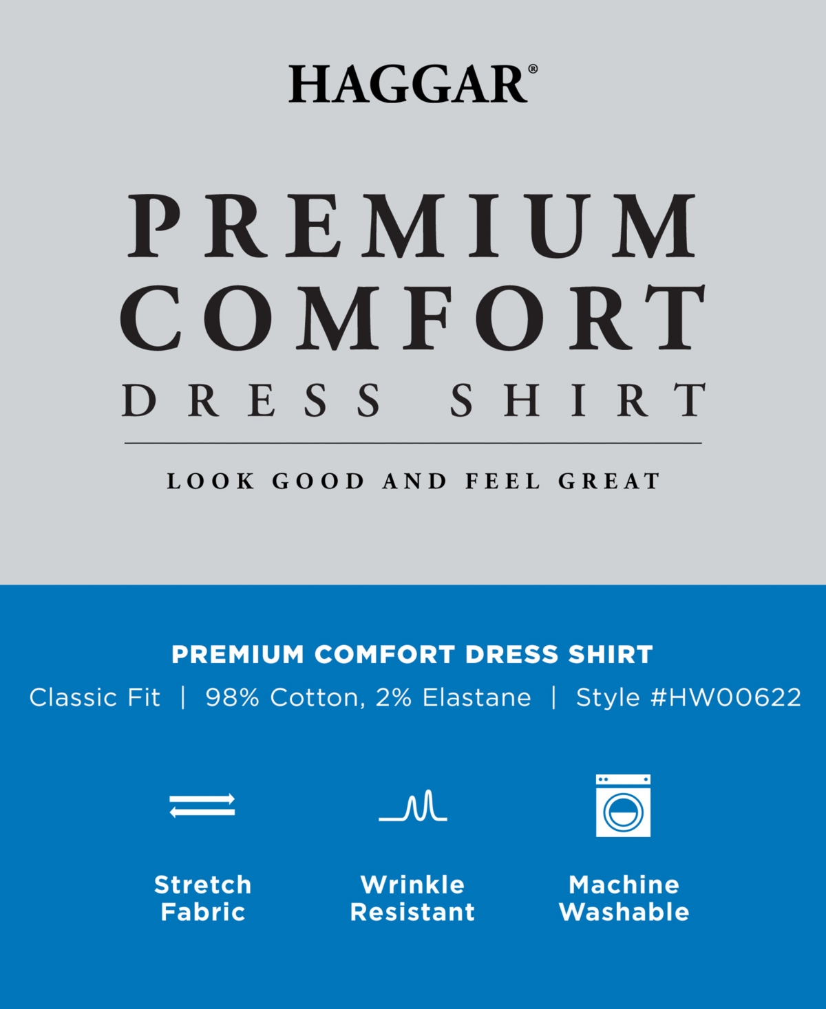 Shop Haggar Men's Classic-fit Premium Comfort Dress Shirt In Lilac