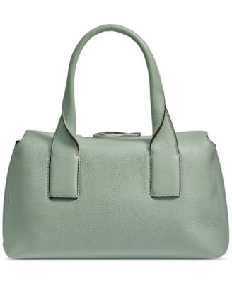 Amagansett Soft-Rolled Leather Satchel with Sculpted Magnet Closure