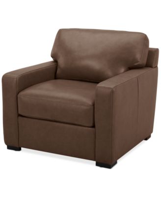 Radley 38" Leather Chair, Created for Macy's