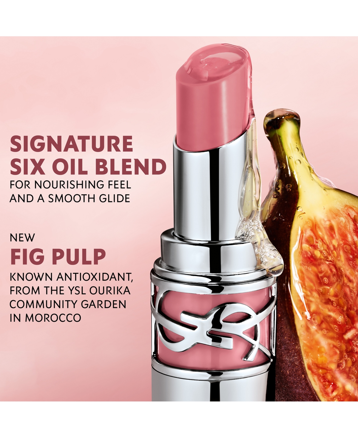 Shop Saint Laurent Loveshine Lip Oil Stick In Nude Self - Warm Berry Nude