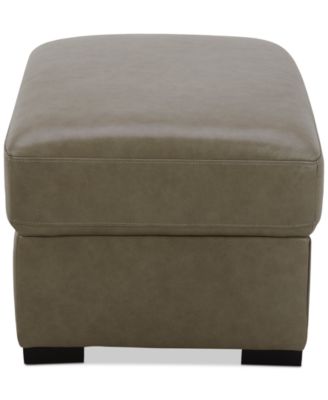 Radley 32"  Leather Ottoman