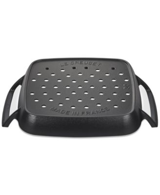 Alpine Outdoor Collection Enameled Cast Iron Square Grill Basket
