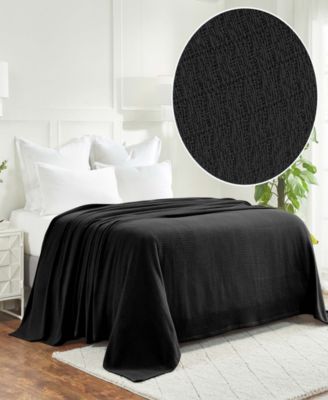 Ultra-Soft Textured Weave Blanket, King