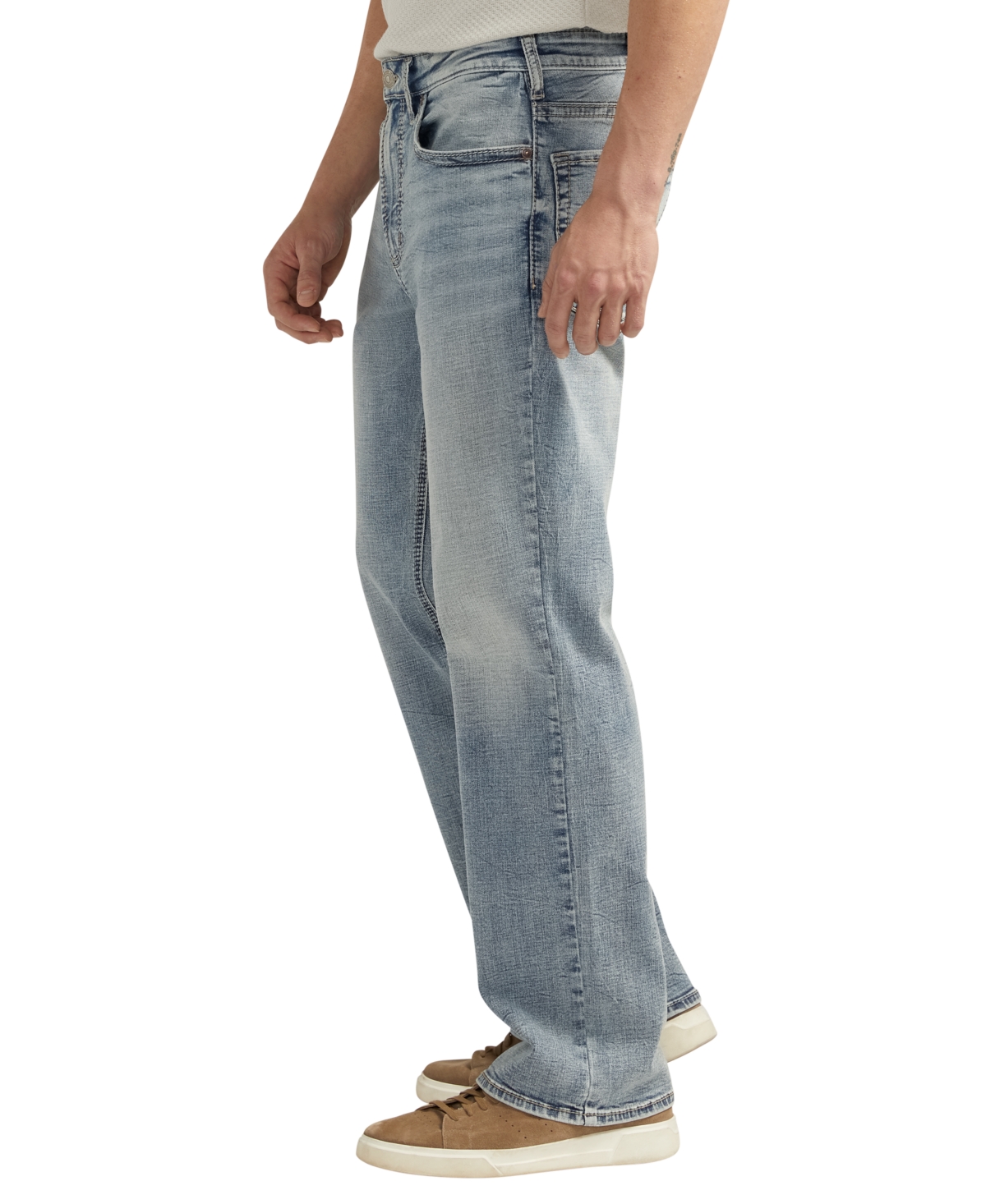 Silver Jeans Co. Men's Gordie Relaxed Fit Straight Leg Jeans