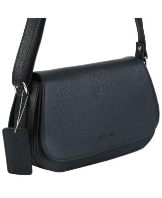 Pebbled Isabella Leather Crossbody Handbag