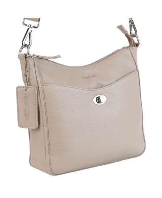 Pebble Elizabeth Leather Crossbody Handbag