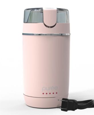 Puree Electric Coffee Grinder, One-Touch Spice, Herb, and Coffee Bean Grinder with Stainless Steel Blades&nbsp;