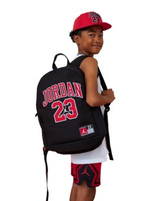 Jordan Kids' Big Boys Jersey Sleeveless Tank Shorts Hat Backpack In Black