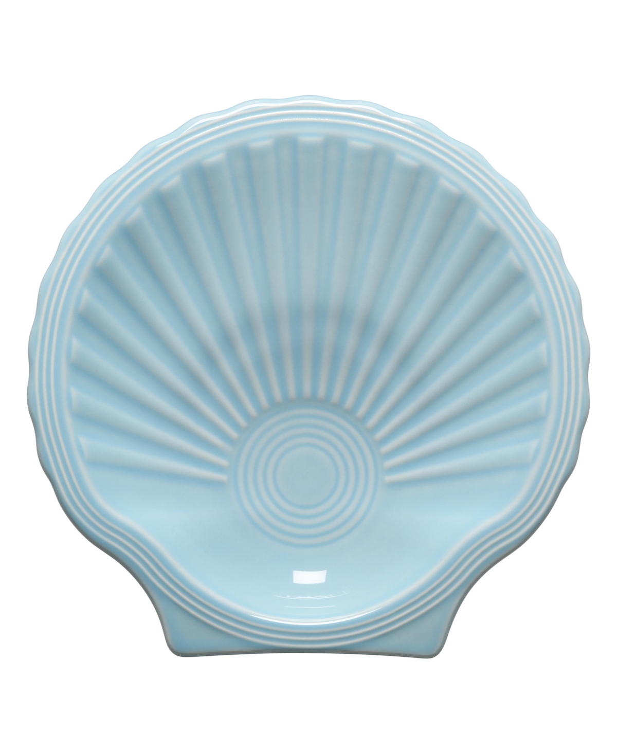 Coastal Shell-Shaped Plate - Sky