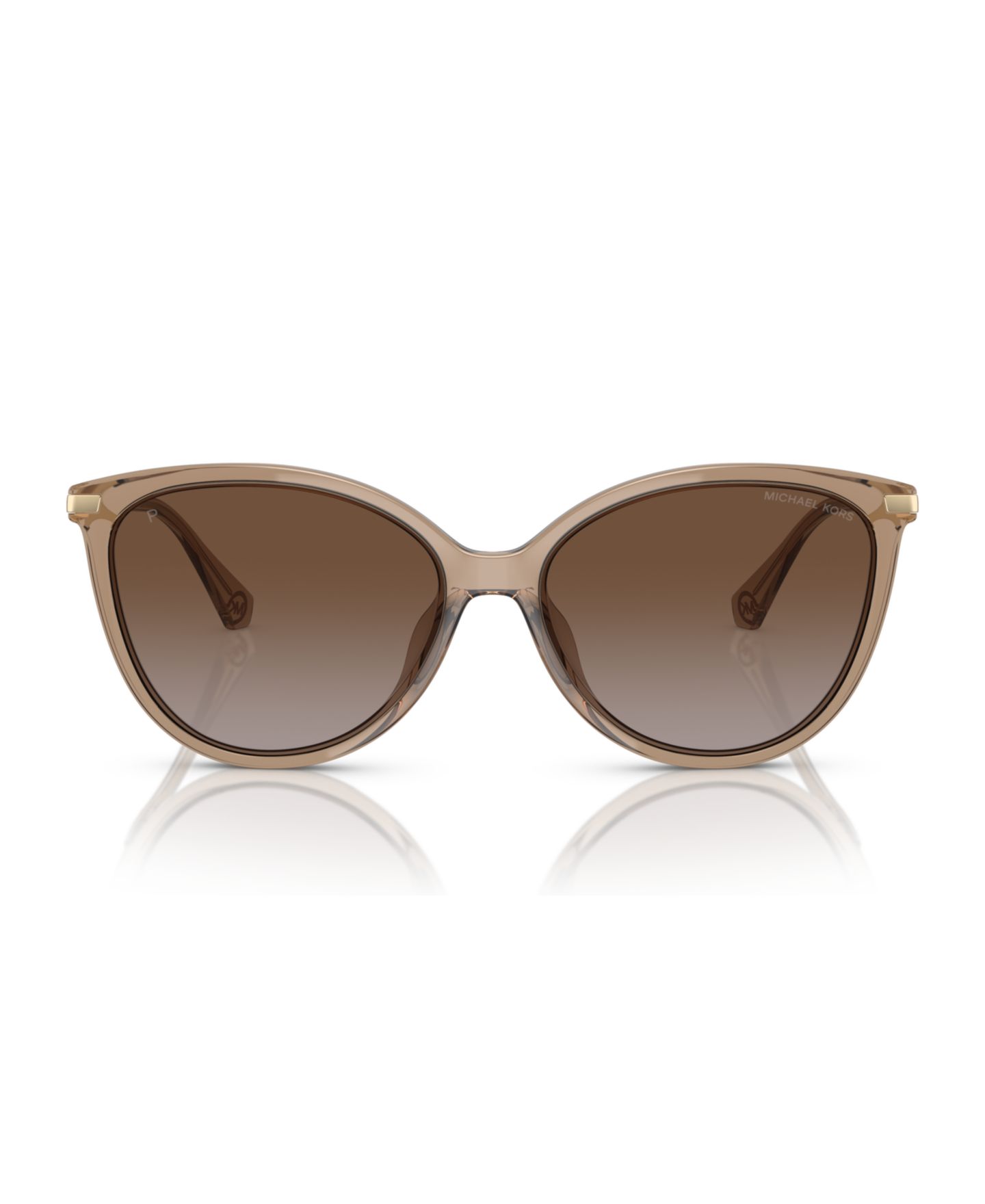Женские солнцезащитные очки Michael Kors Polarized Sunglasses, MK2184U, цвет: Коричневый прозрачный — фото 3