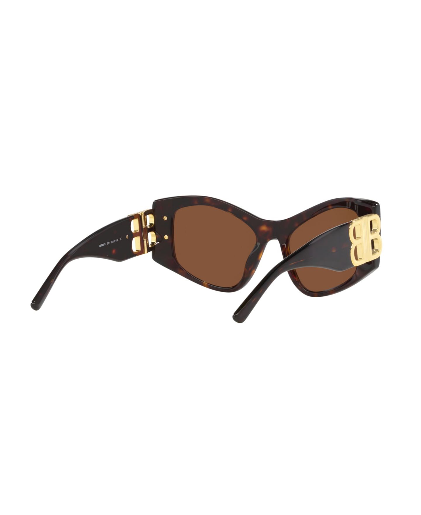 Женские солнцезащитные очки Balenciaga Sunglasses, BB0287S, цвет: Черепаховый — фото 3