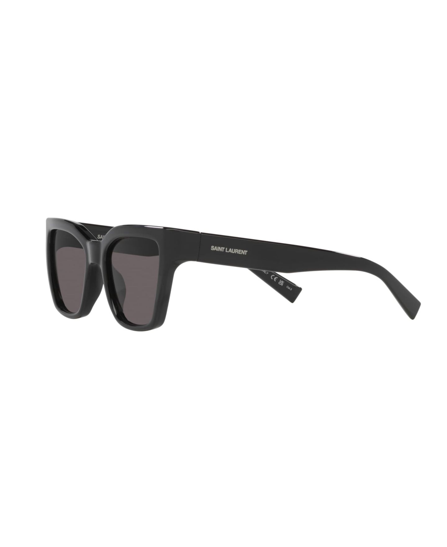 Женские солнцезащитные очки Saint Laurent Sunglasses, SL 641, цвет: Чёрный — фото 7
