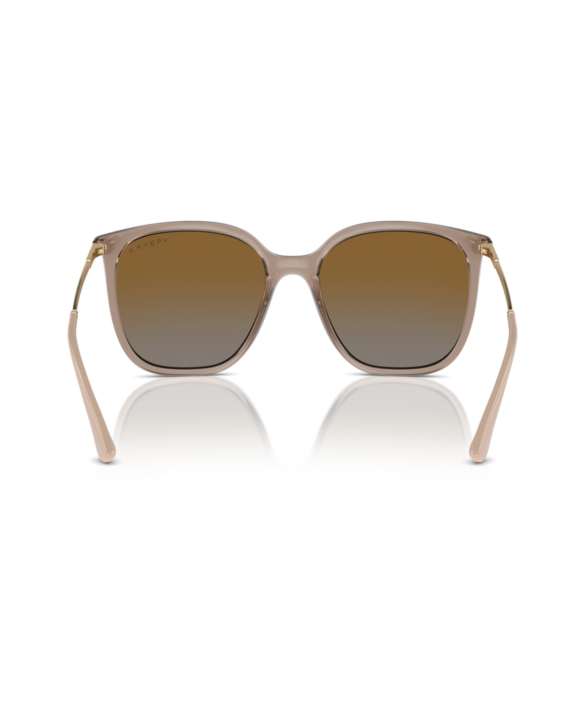 Shop Vogue Eyewear Women's Polarized Sunglasses, Vo5564s In Transparent Brown