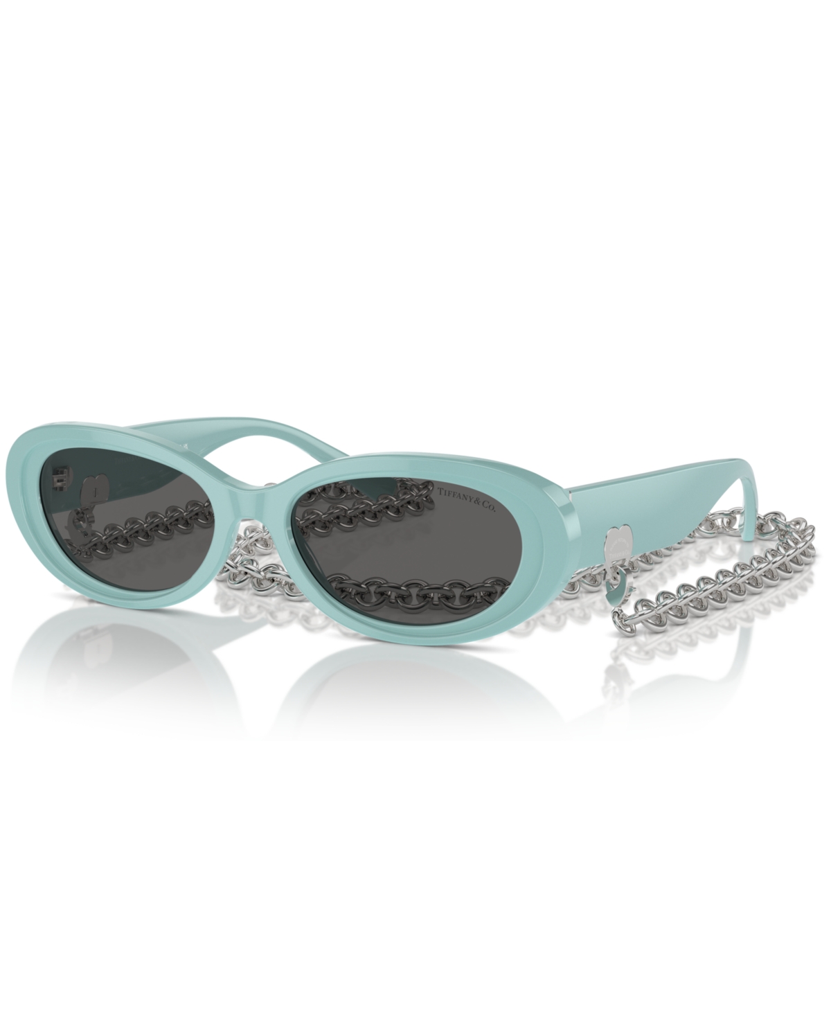 Shop Tiffany & Co Women's Sunglasses, Tf4221 In Tiffany Blue
