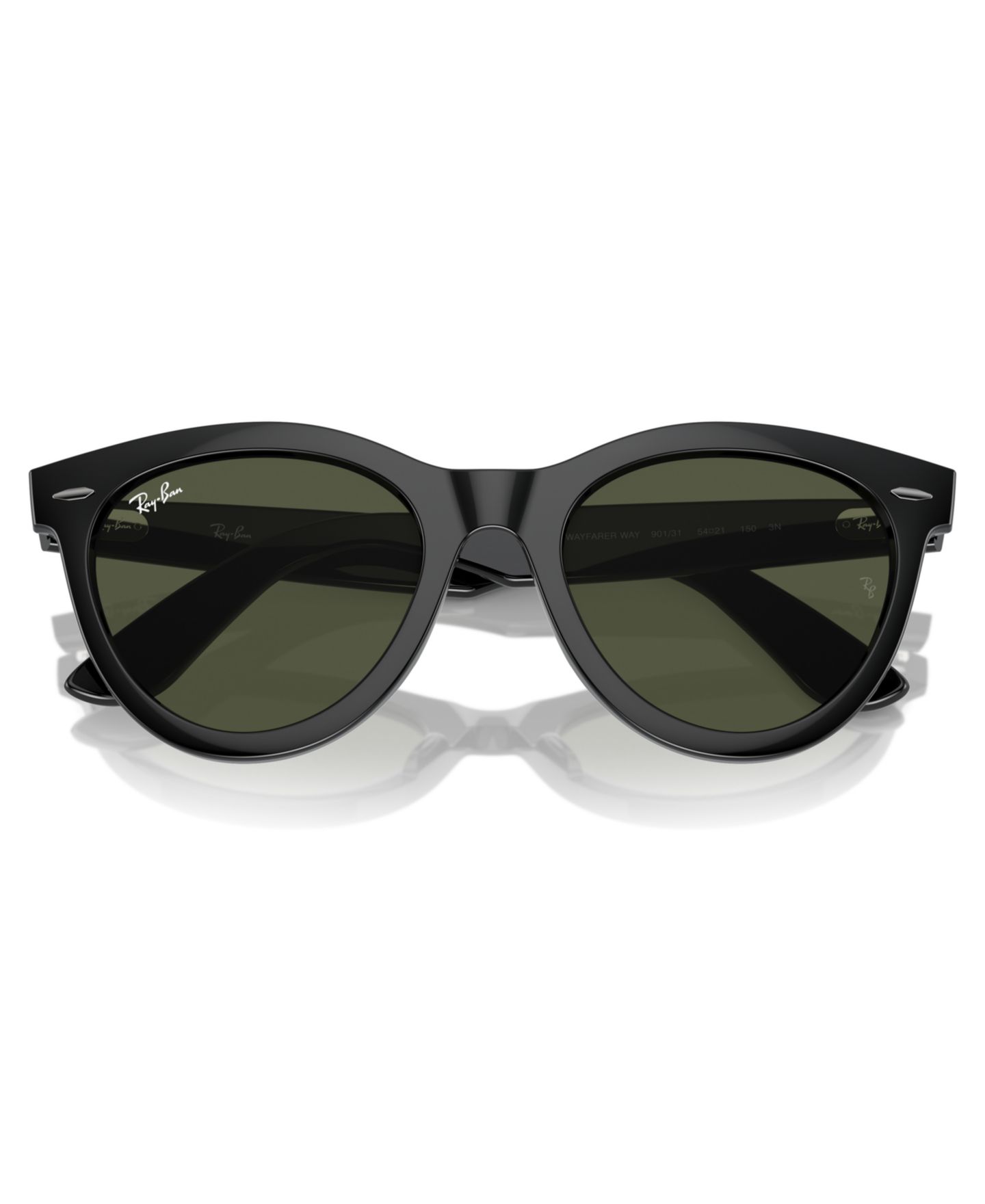 Солнцезащитные очки Ray-Ban Unisex, Wayfarer Way RB2241, цвет: Чёрный — фото 5