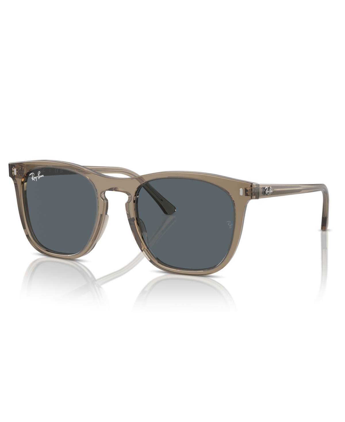 Shop Ray Ban Unisex Sunglasses, Rb2210 In Transparent Brown