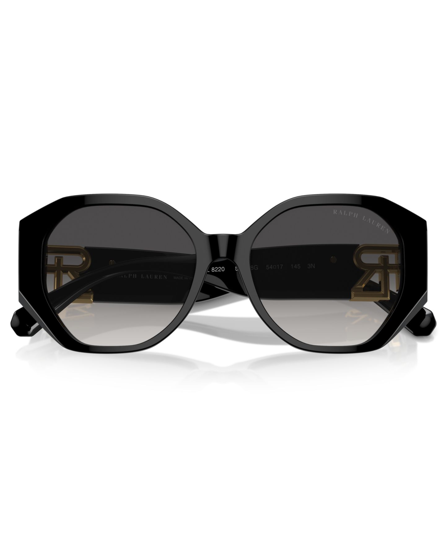 Женские солнцезащитные очки Ralph Lauren The Juliette Rl8220, цвет: Чёрный, вариант 1 — фото 5