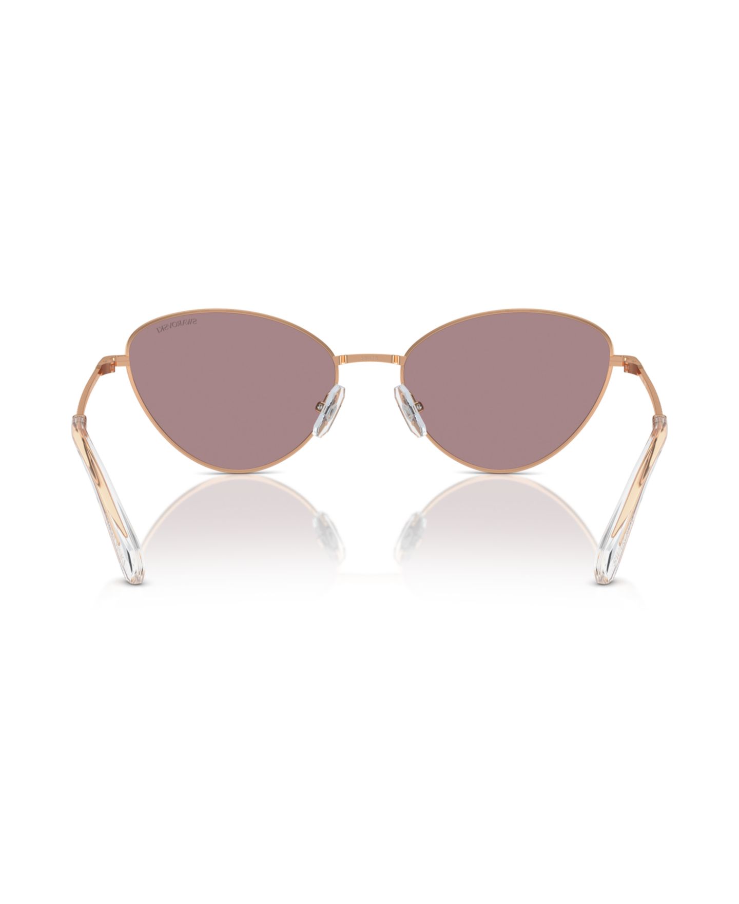 Женские солнцезащитные очки Swarovski Sunglasses, Sk7014, цвет: Розовый золотой — фото 2